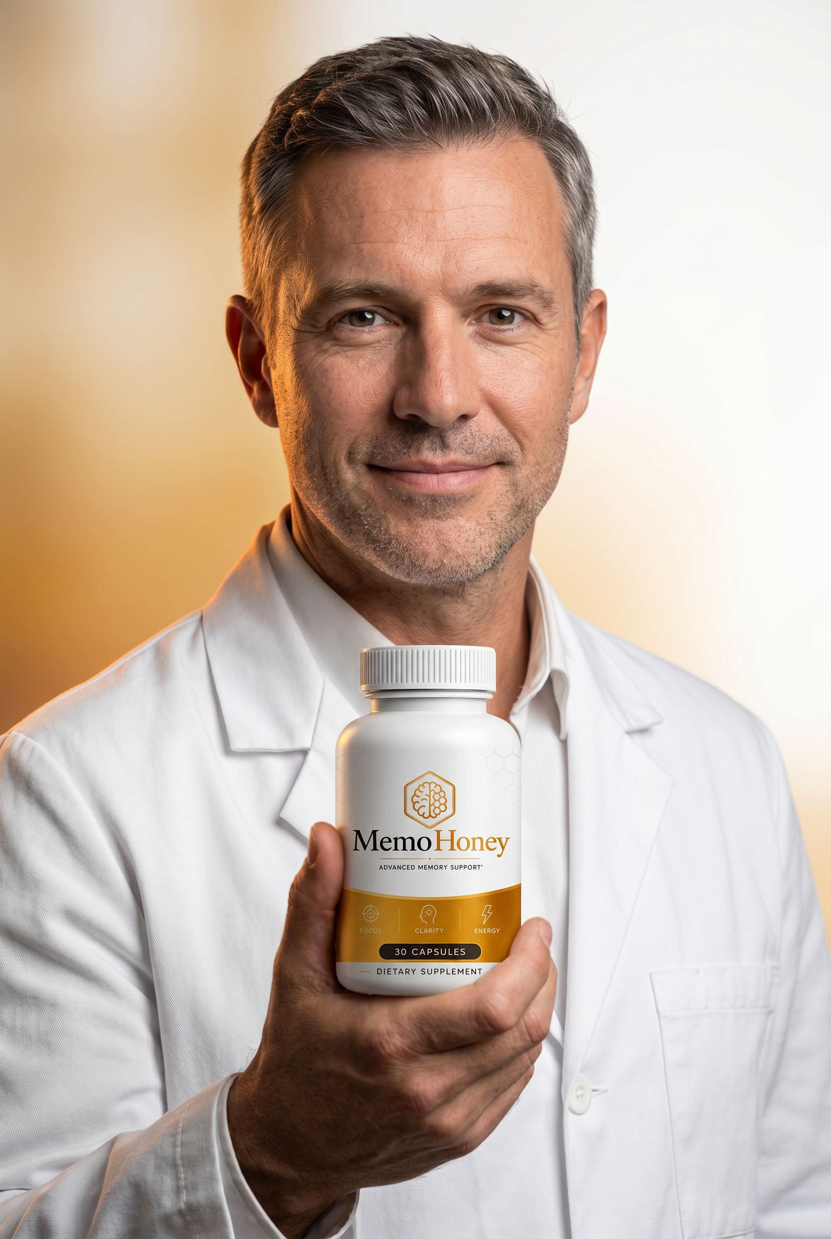 MemoHoney capsule bottle lifestyle photo